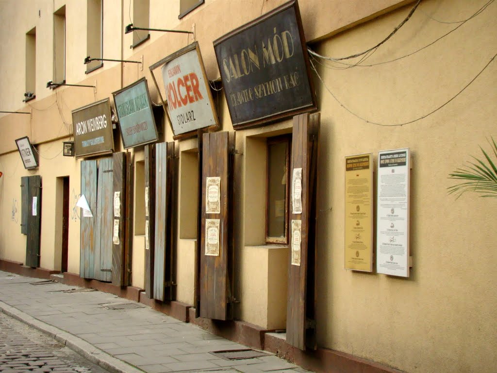 The old Jewish shops by basiach