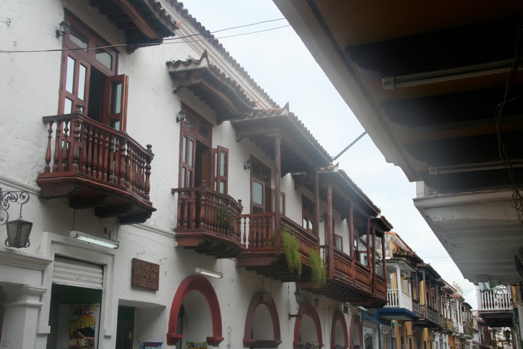 Cartagena balconies by josleeser