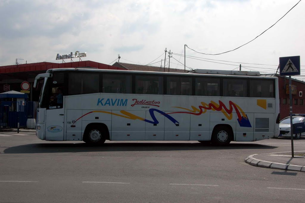 Autobus Kavim - Jedinstvo Vranje u Beogradu by Teča sa Dunava