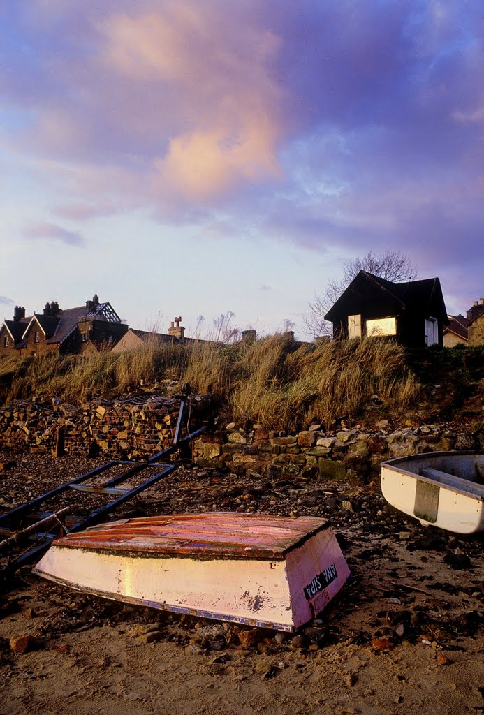 Boats at Alnmouth, Northumberland by welshio