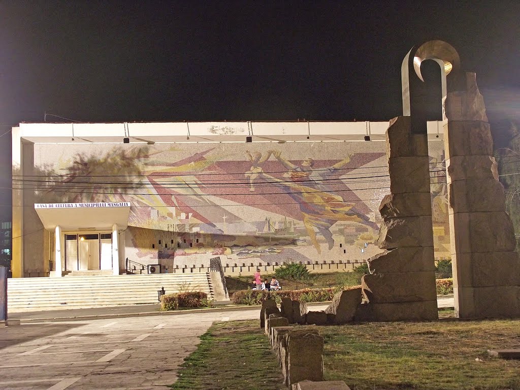 The Culture house by night by Laurentiu Mitu