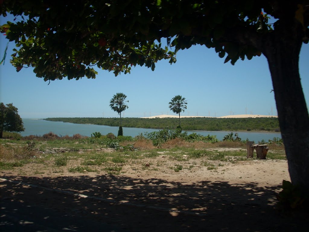 Vista do Jaguaribe.(Foz) by Jairo SilaS