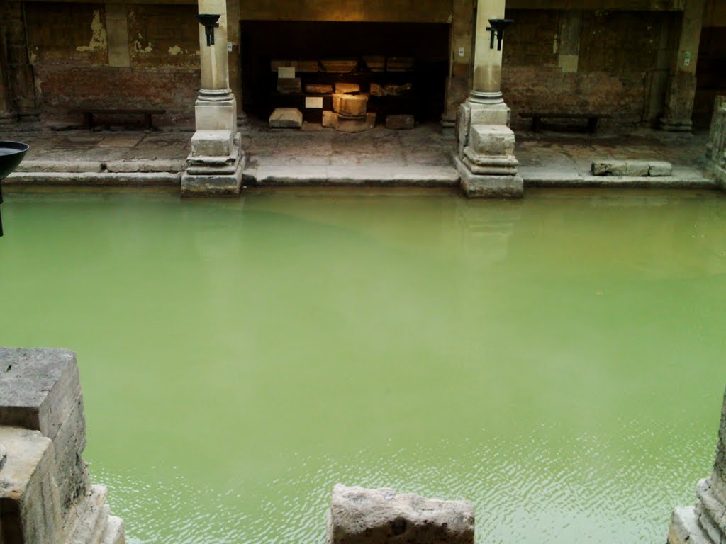 Looking Down onto the Great Bath by Jeffrey Lowery