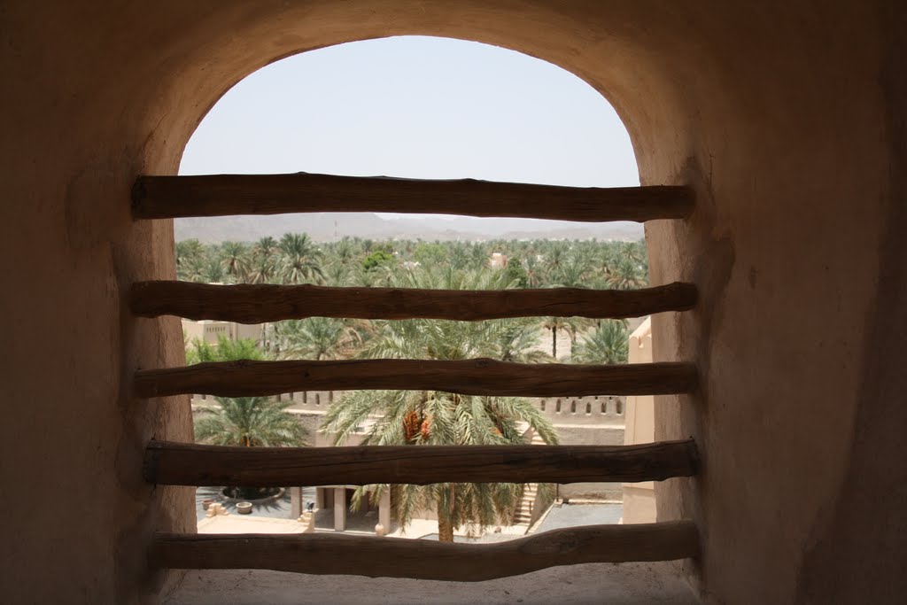 Nizwa Fort - Old gun placement by James Dickerson