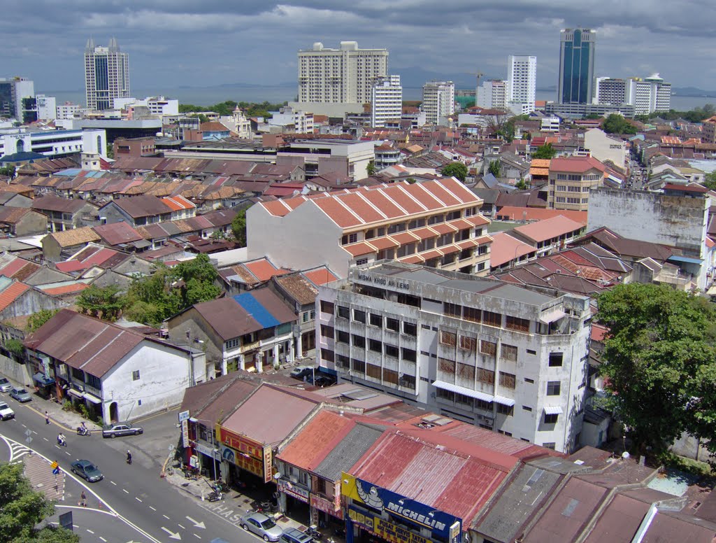 Georgetown, view from komtar by Vencel Milei