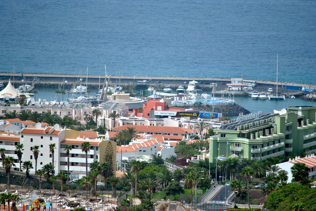 Spain *Canary Island *Vista panoramica de Puerto Colón ( Adeje -Tenerife) by kojonito alegre