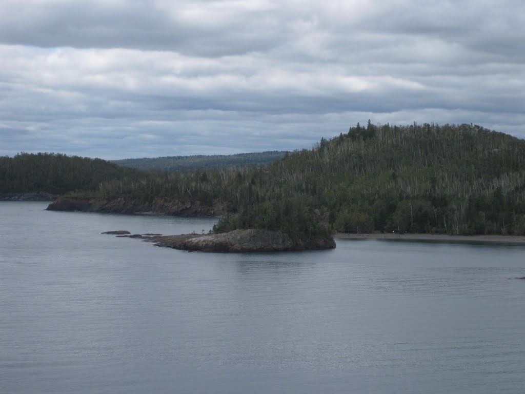 Split Rock State Park - Ellingson Island from top of Lighthouse by celiasen