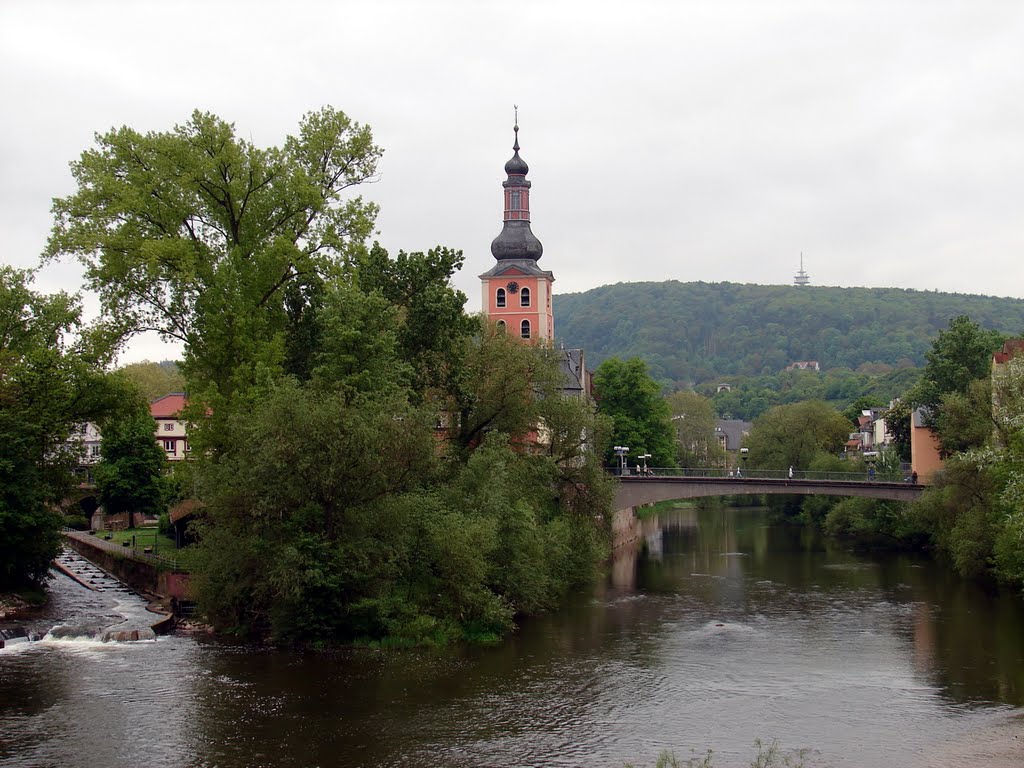 Die Nahe mit Pauluskirche by harald helmlechner