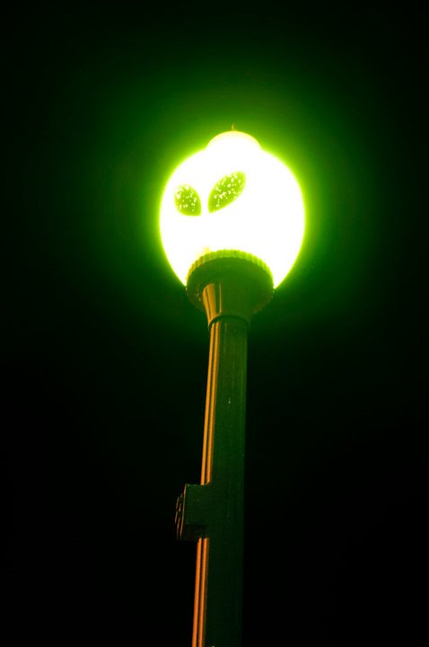 Alien lamp post by Jake & Jeanette