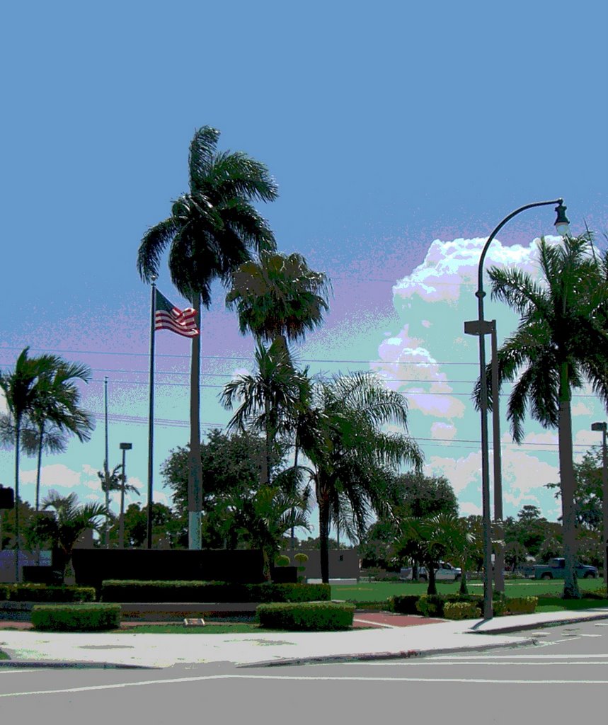 Veteran's Memorial - Triangle Park by Eloy A. Perez