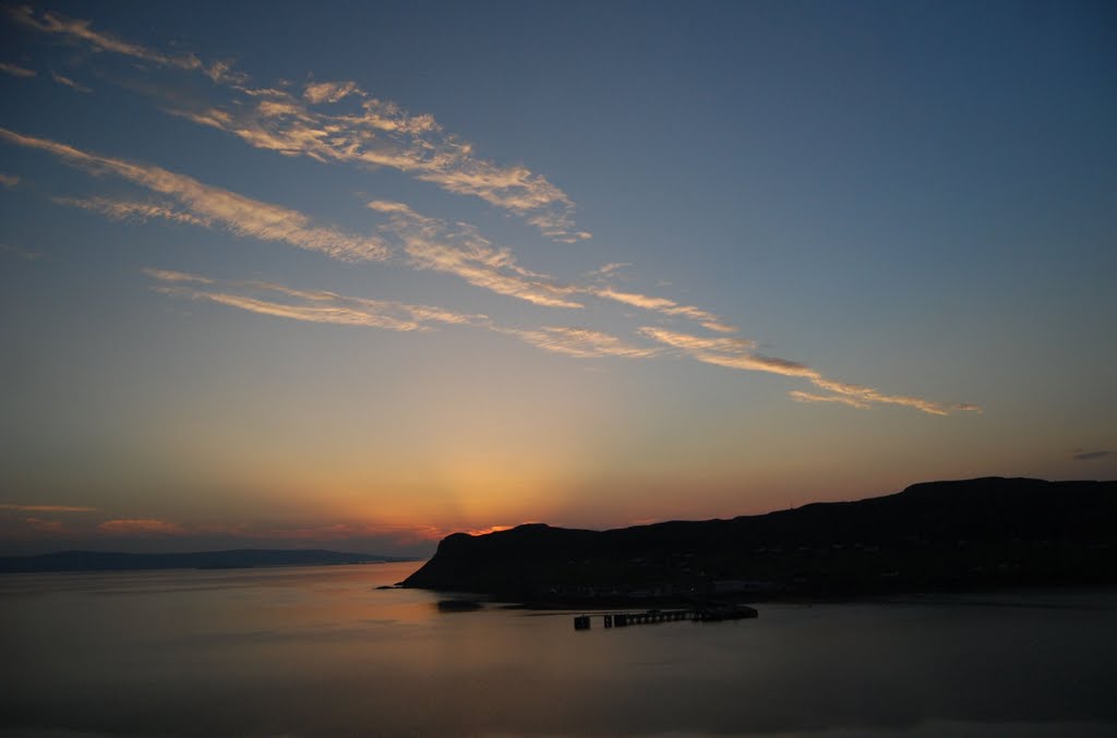 Sunset at uig by Unda J.