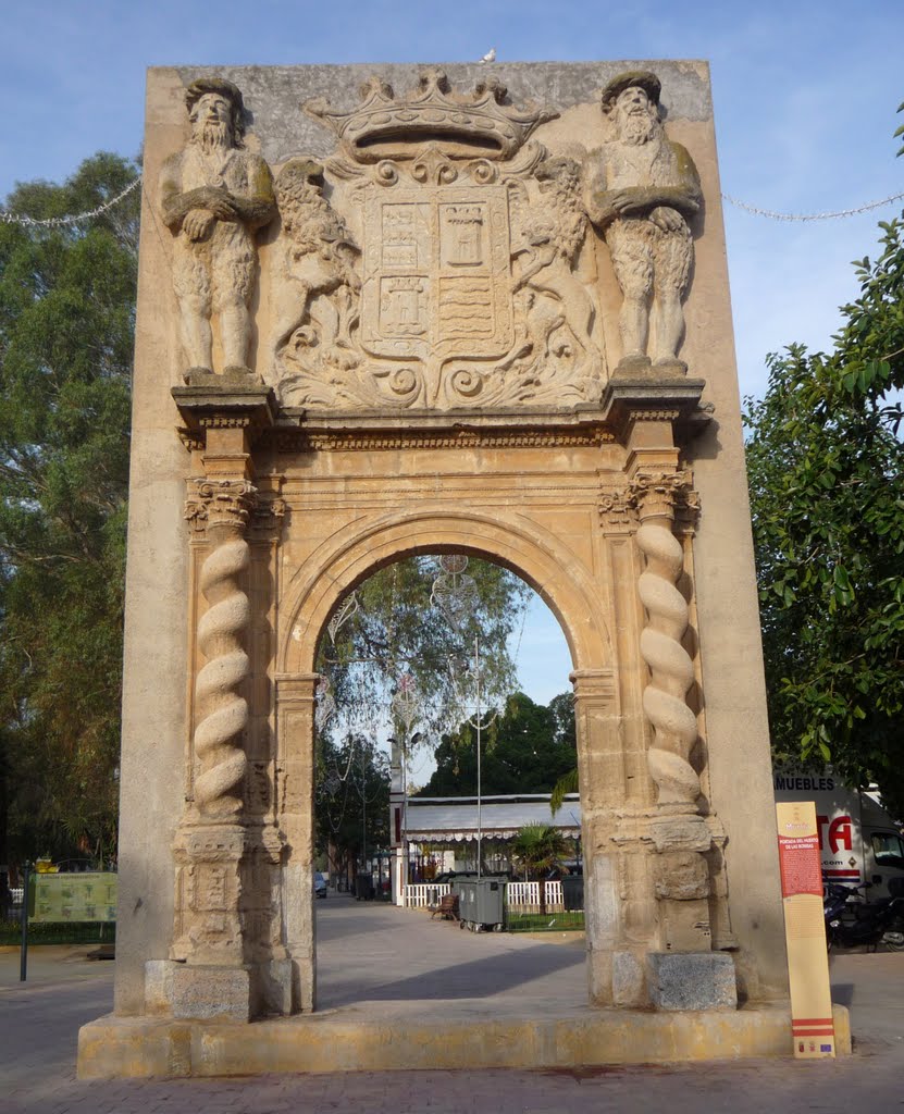 Portada del Huerto de las Bombas, s. XVII, barroco. by Eulalia Rubio