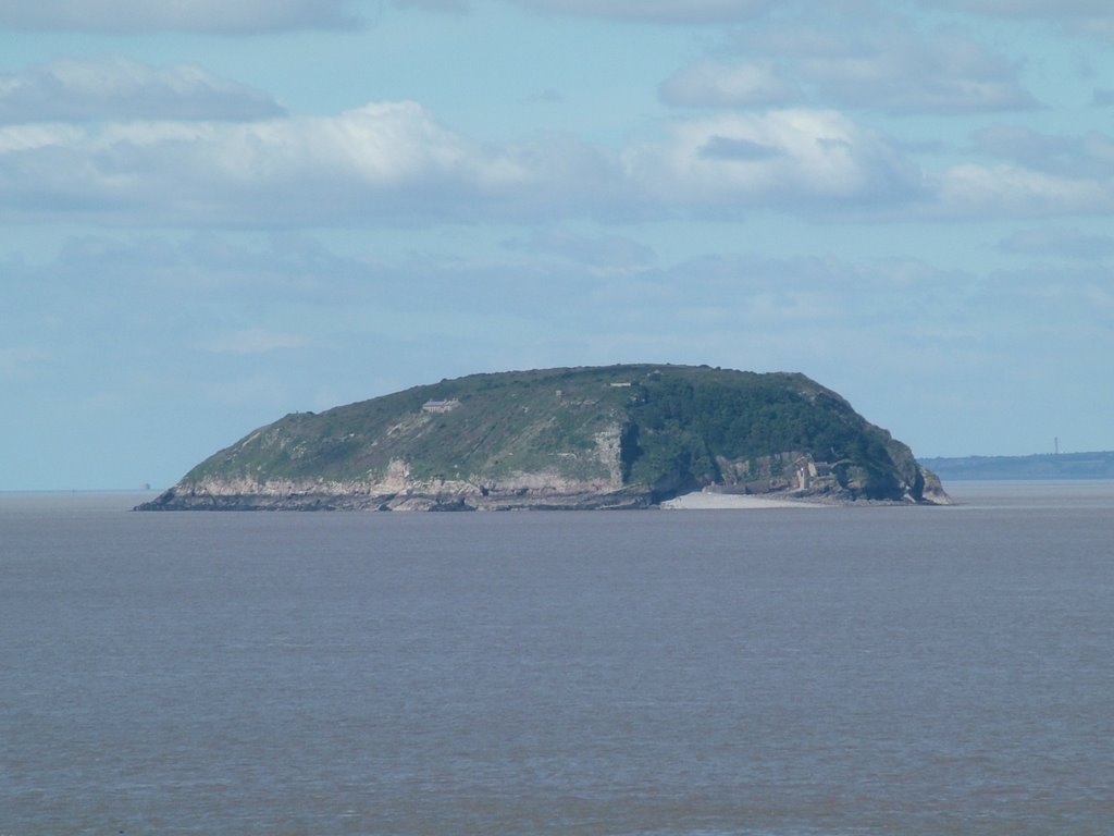 STEEPHOLM FROM BREAN DOWN by pandamac