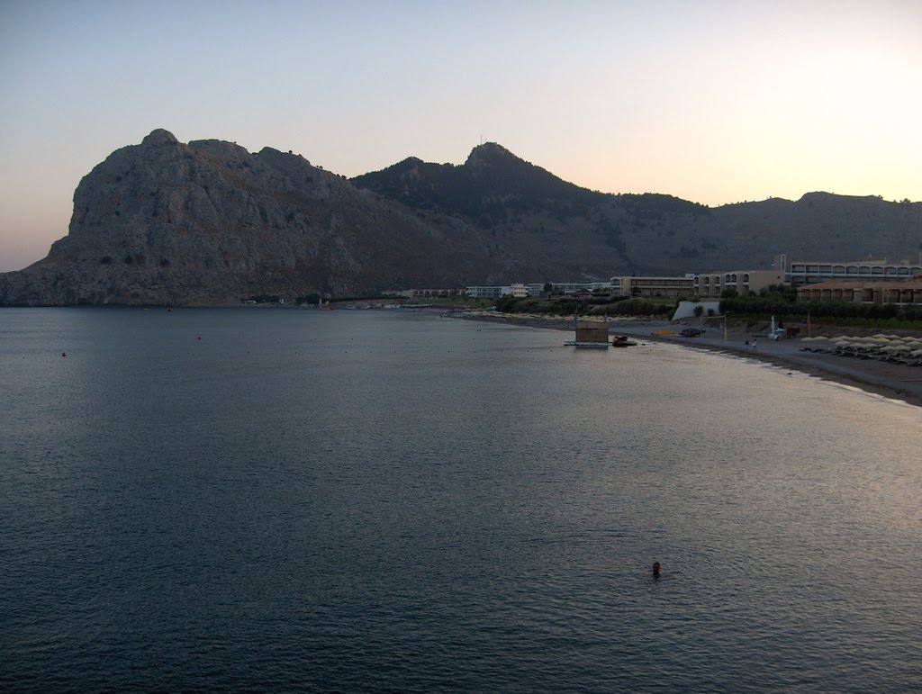 Kolymbia beach by Konstantinos Xenos