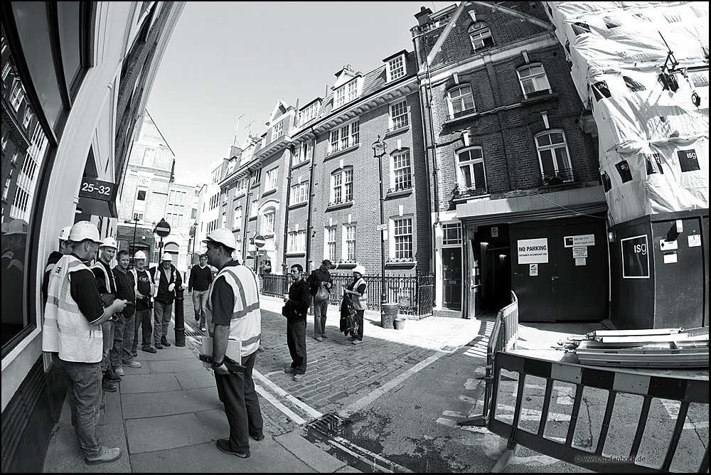 London Construction Workers by Stefan Bock