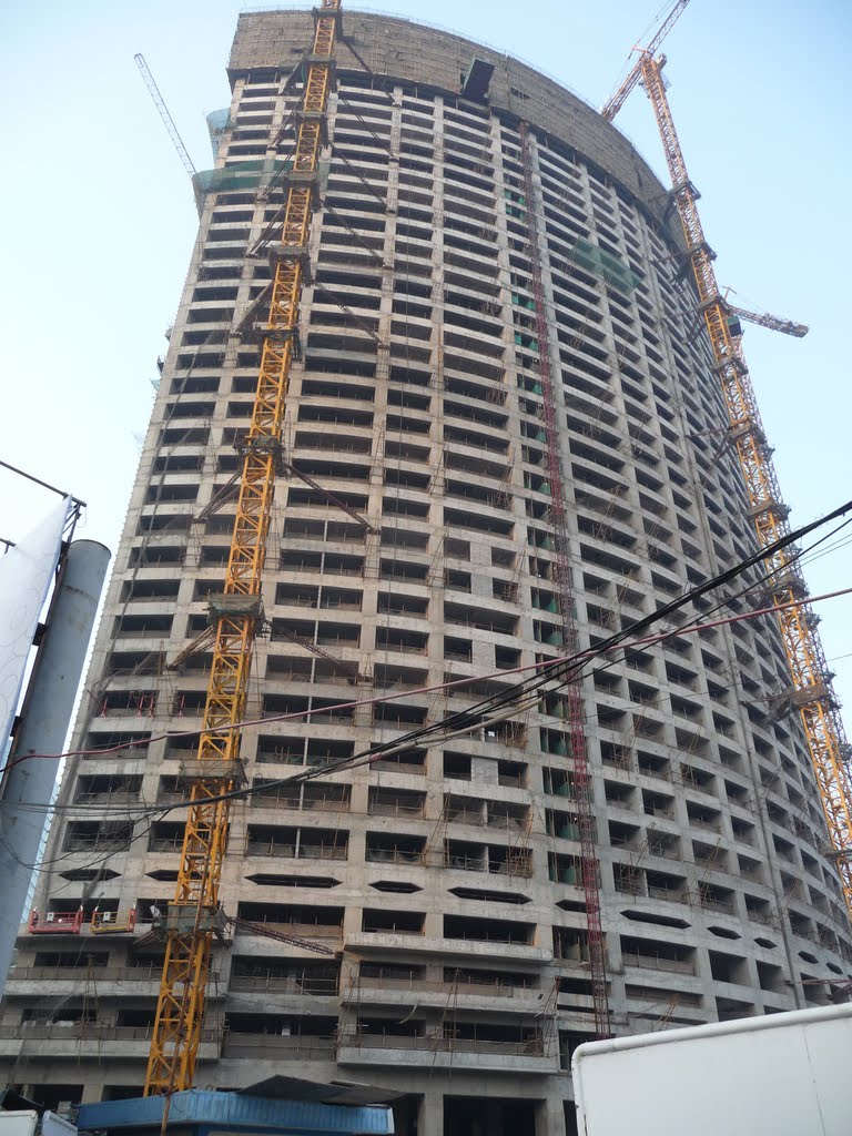 大望路建筑中的大厦2 - Building under construction in Dawanglu 2 by Samfu II