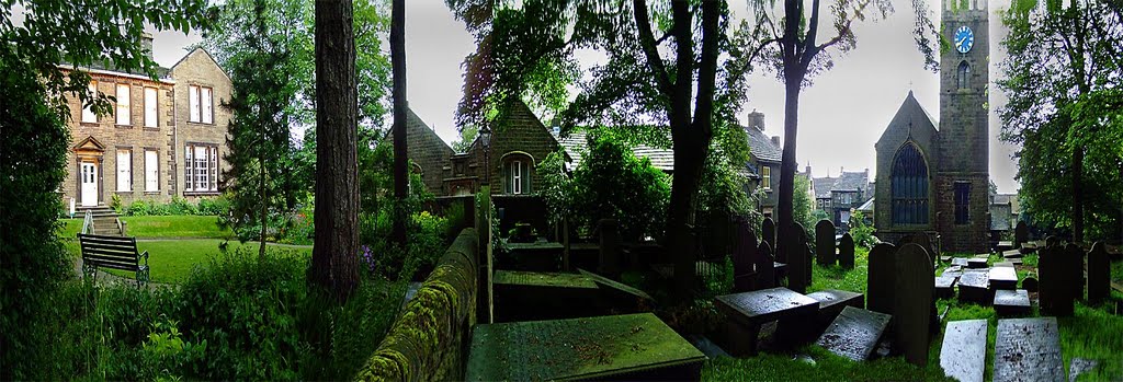 Parsonage&haworth church yard by GJSPhotography