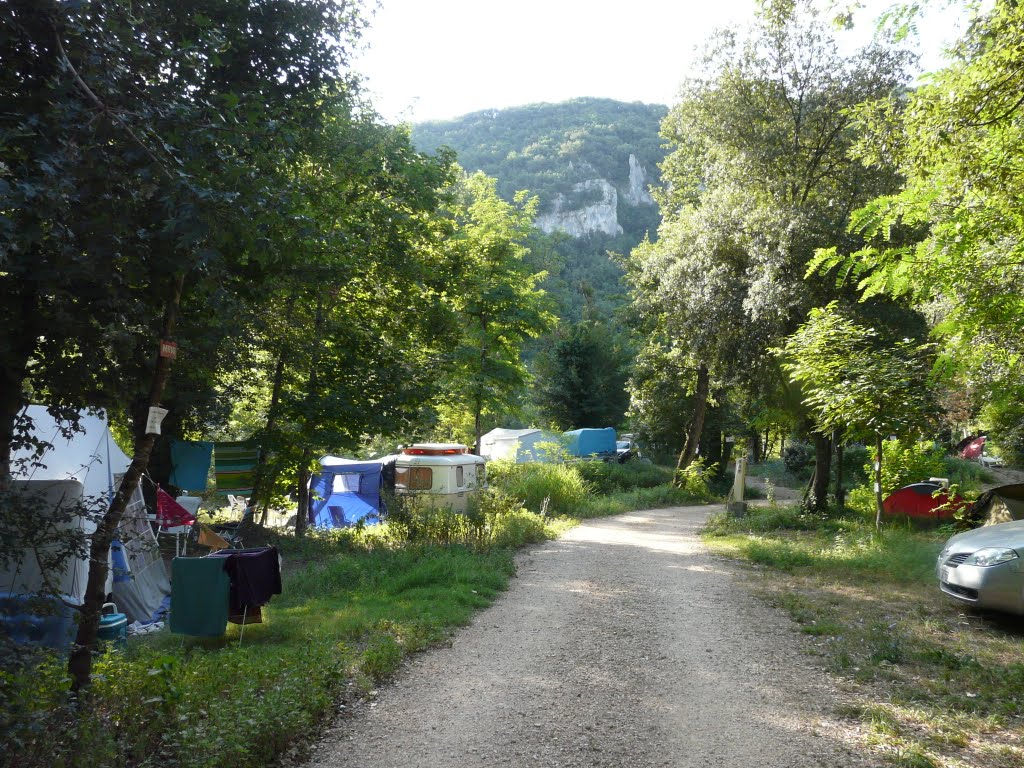 Vue du aire de Mésange à Domaine de la Sablière, Saint-Privat-de-Champclos by David Jimmink