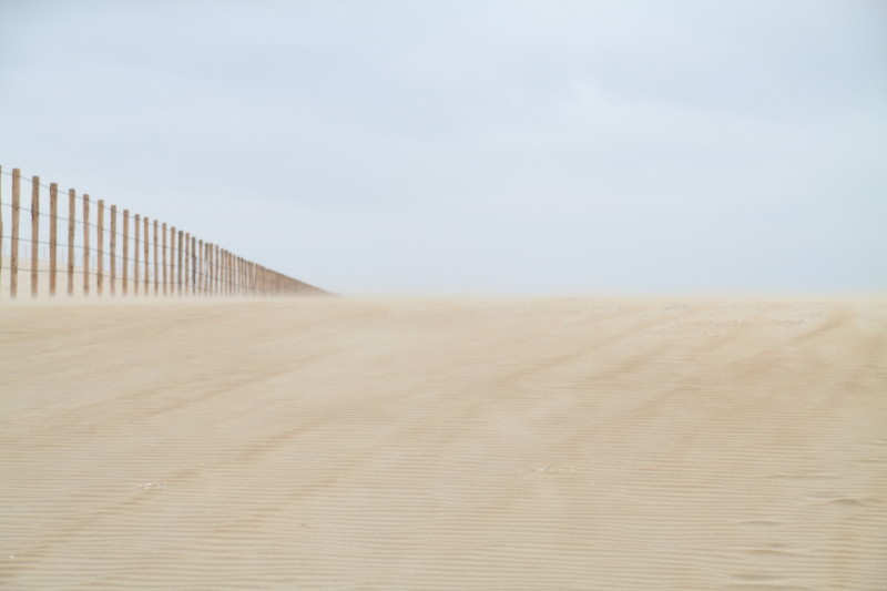 Misty beach by © Frits van der Vlis