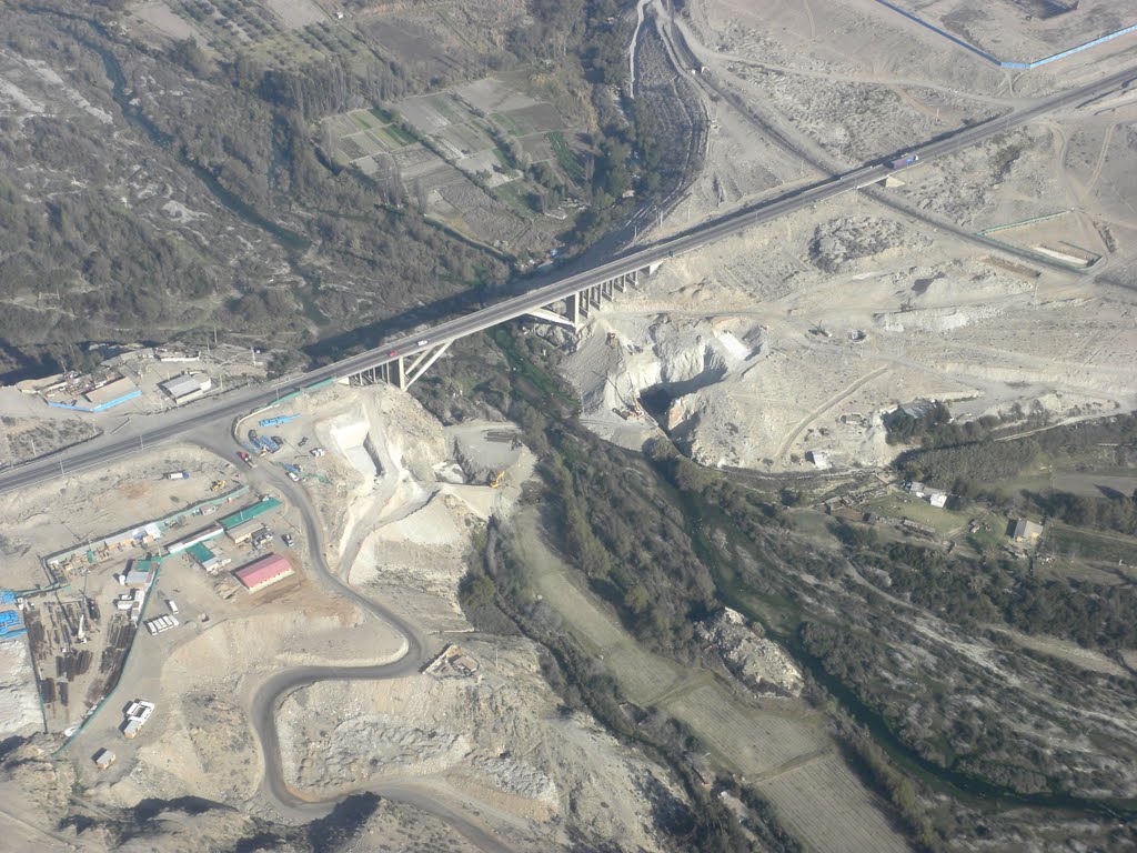 Puente Huasco, segunda vía en construcción,Vallenar by horacioparrague