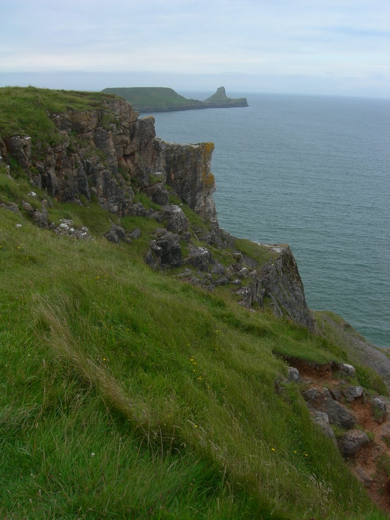 Warm's Head, Rhossili, Wales, UK by Maja...