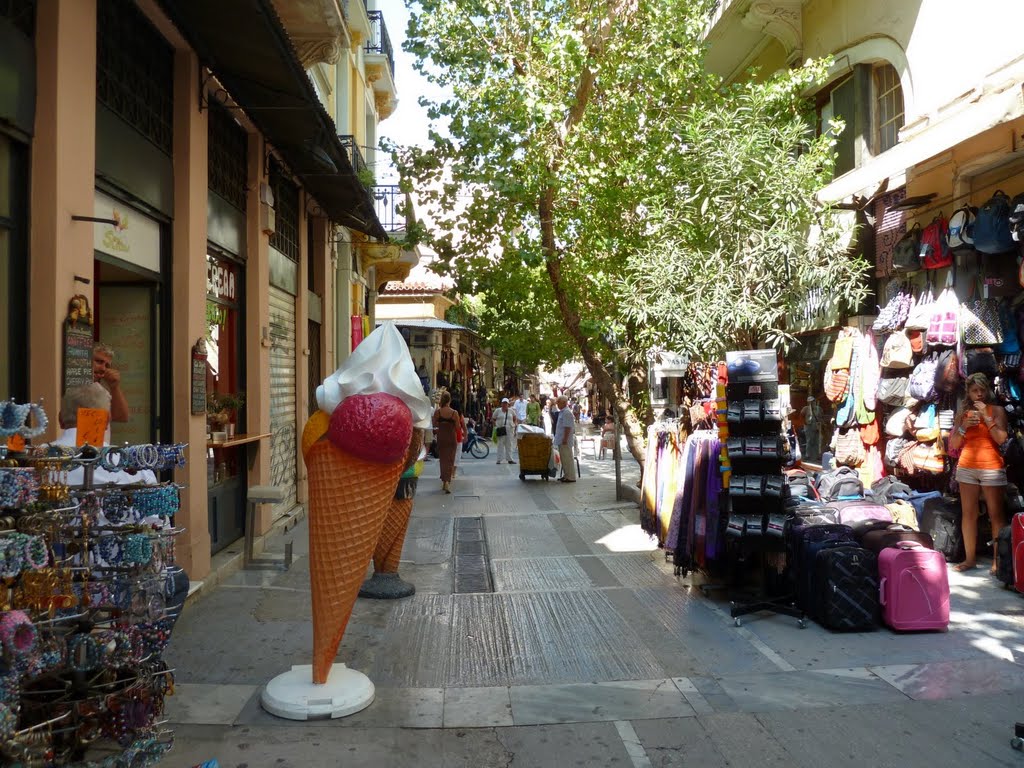 La plaka à Athènes by Paul KLING