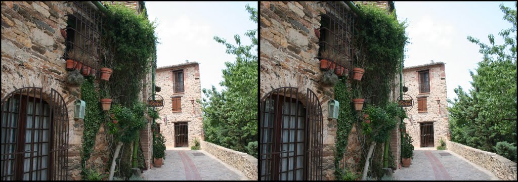 Rue Castelnou 3D croisé by christianecaron