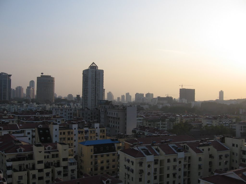 View of Nanjing from Nanjing University dorm by xiaogoudelaohu