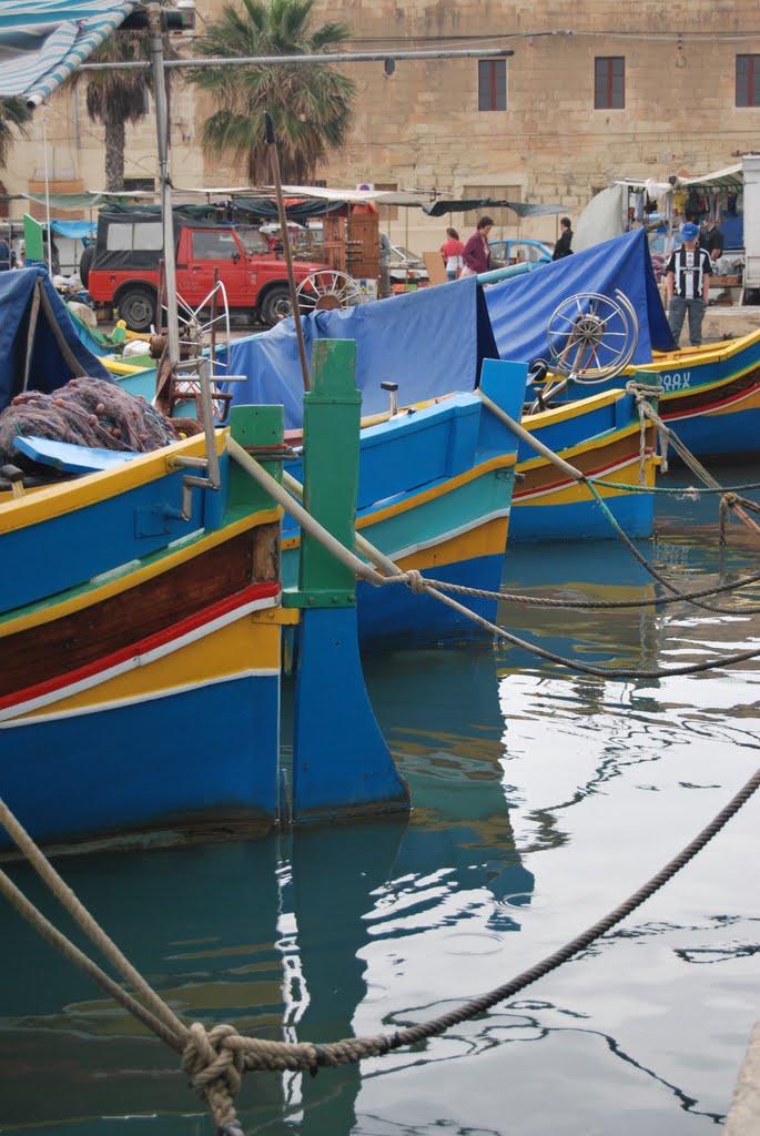 Xatt is-Sajjieda, Marsaxlokk, Malta by skyrun Piarunning