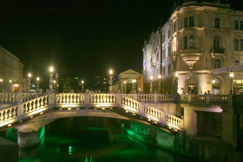 Ljubljana by night by DavidGethyn-Jones