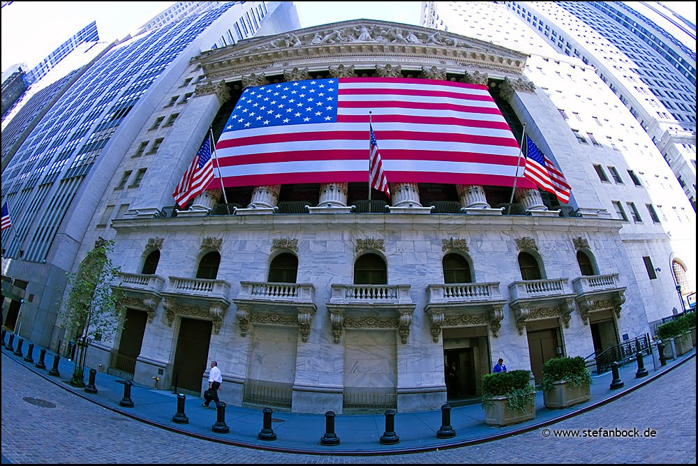 New York Stock Exchange Fisheye by Stefan Bock