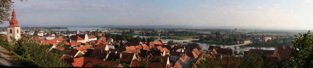 Ptuj - view from Grad by DavidGethyn-Jones