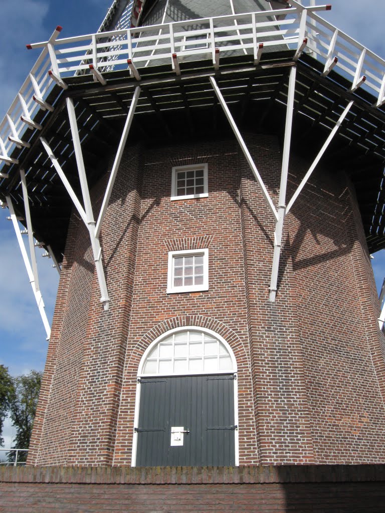 Molen Adam te Delfzijl by Netty van der Deen - Flikkema