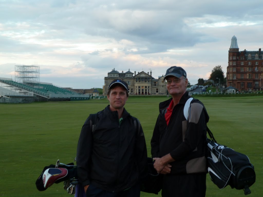 Chris & Tom, 18th fairway, Old Course by djcarson