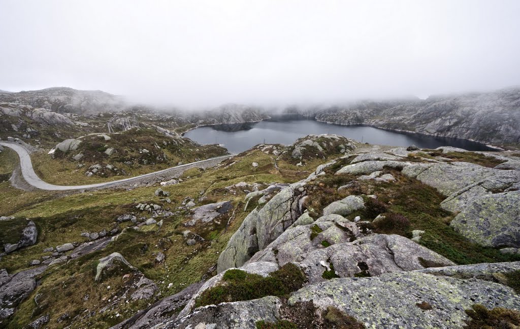 On the road towards Lysebotn, about 1000m up by David Mattiasson