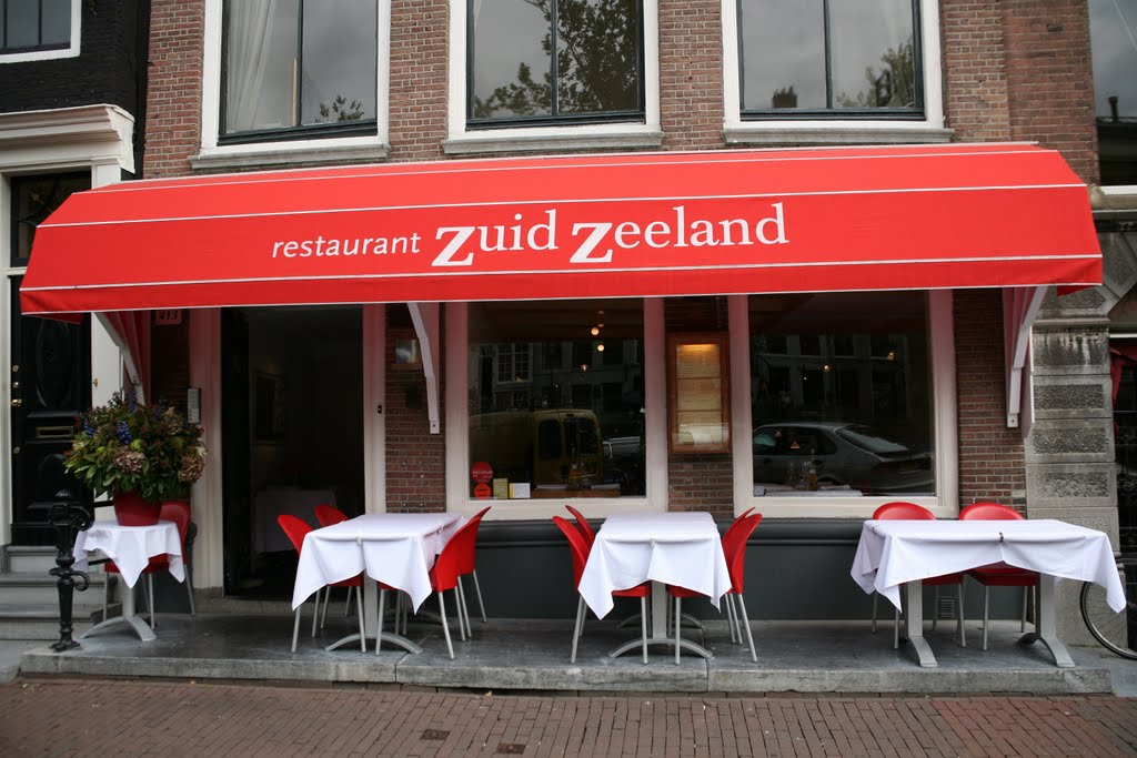 Restaurant Zuid Zeeland, Herengracht, Amsterdam, Noord-Holland, Nederland by Hans Sterkendries