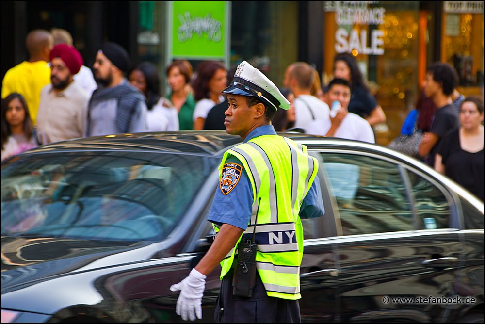 NYPD Traffic Control by Stefan Bock