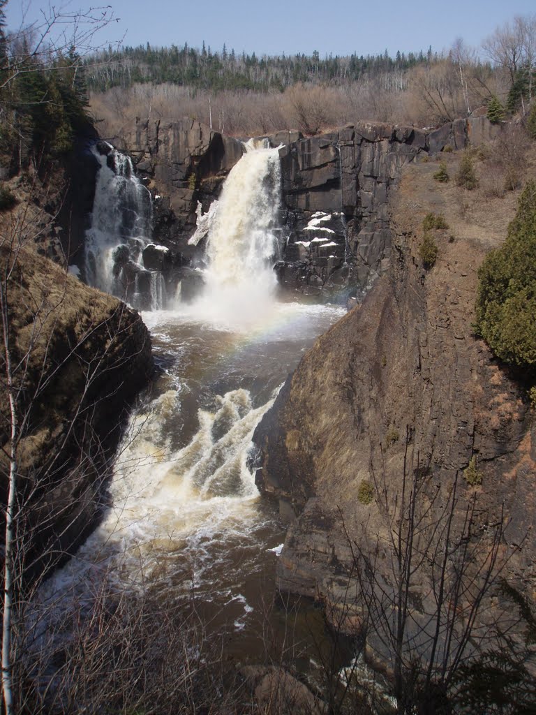 Pigeon River, high falls @ Grand Portage SP (2) by Bob Weides