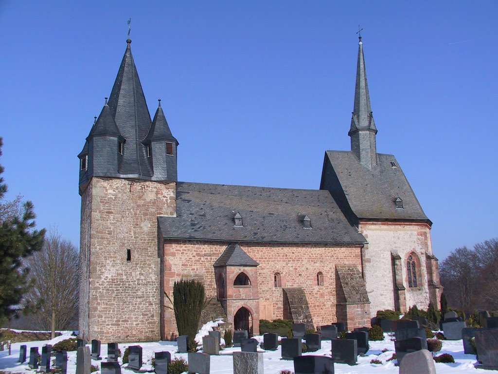 Christenberg St. Martins Kirche by Hartmut Inerle