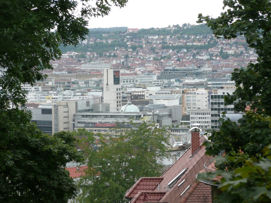 Blick von der Sünderstaffel nach Stuttgart by qwesy qwesy