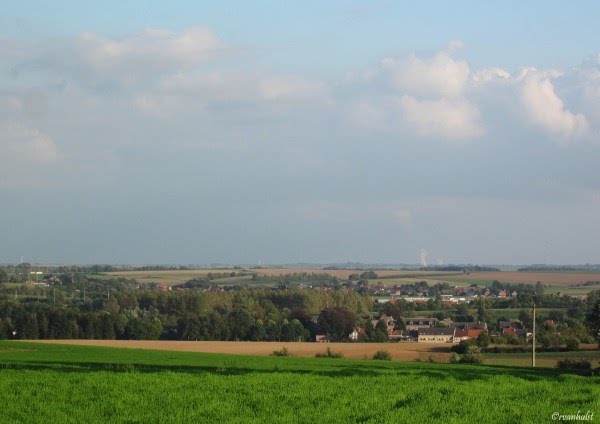 Hoegaarden, Hauthem, panorama over Hoegaarden, Outgaarden richting Wallonië vanaf Marollenkapel by Vanhulst