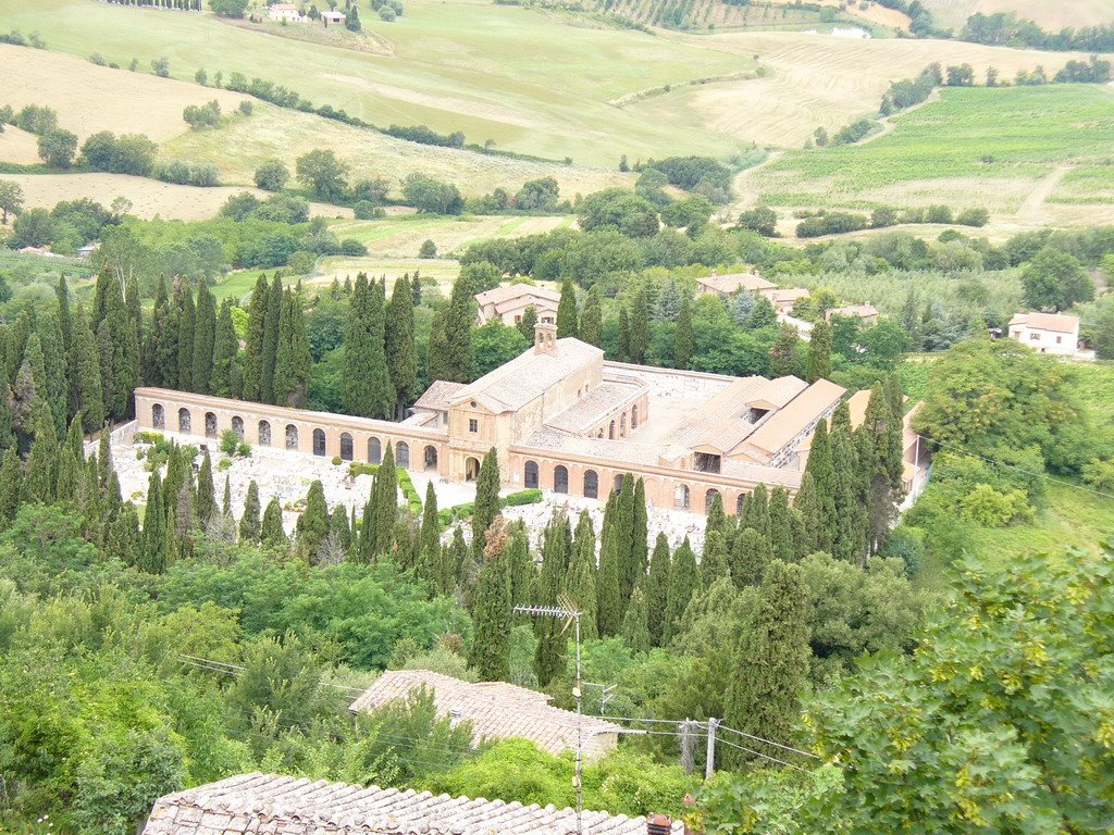 Montepulciano - monastery in the valley by jeffwarder