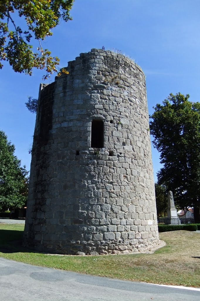 Le Bourdeix Donjon - Sept 2010 by Mike Stuckey