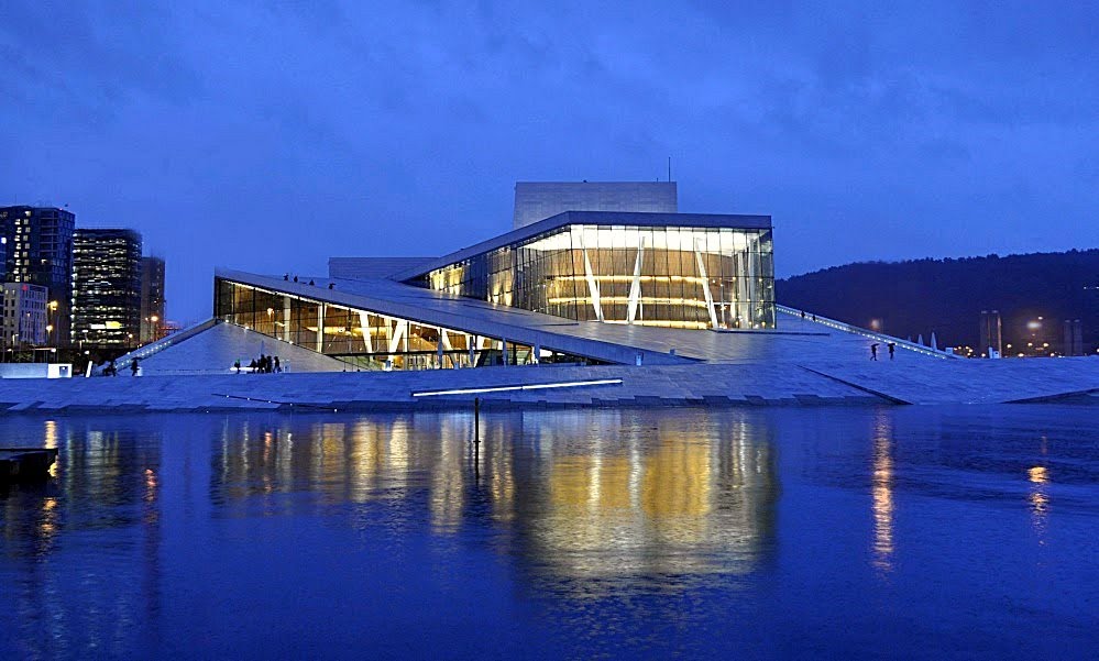 The White Opera & Ballet House. Oslo, Norway by magn..