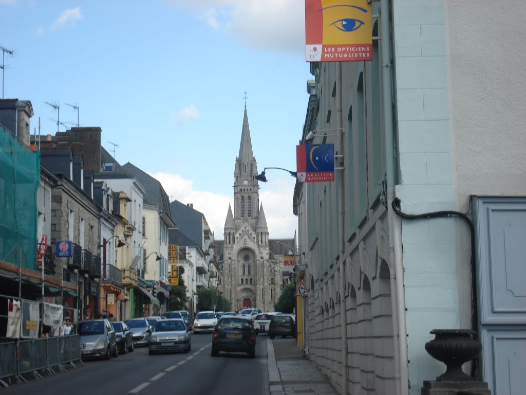 L'eglise de vitré by marcelle