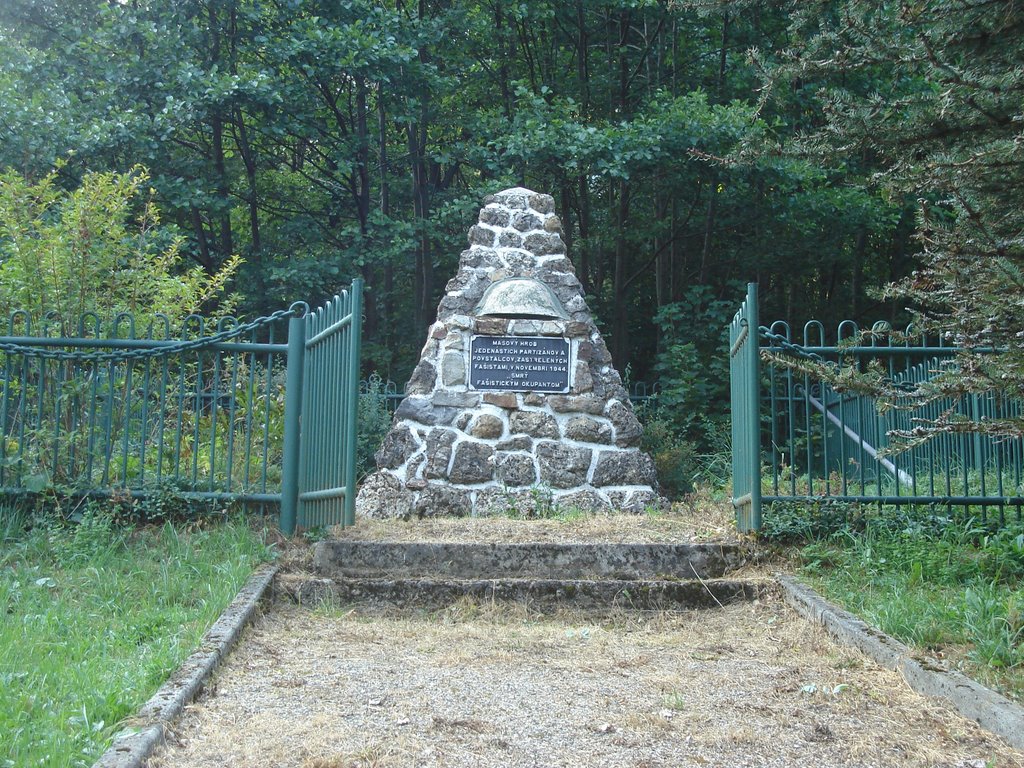 Mass partizans grave by Milan Cerovsky