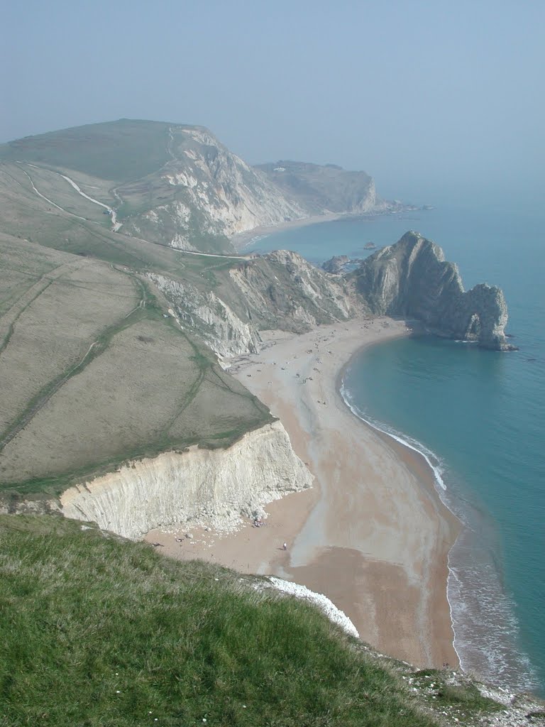 Looking down to Durdle Door, Dorset by Roy Rogers