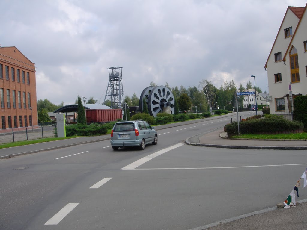 Oelsnitz Erzgebirge ein Teil des Bergbaumuseums by Achim Gathen