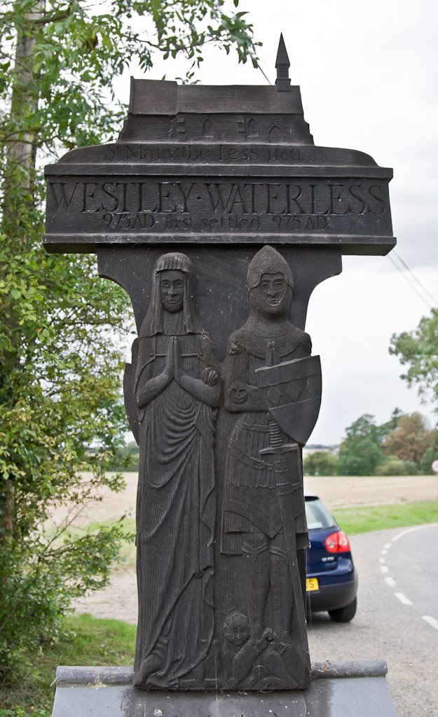 Westley Waterless Village Sign by eaglekepr