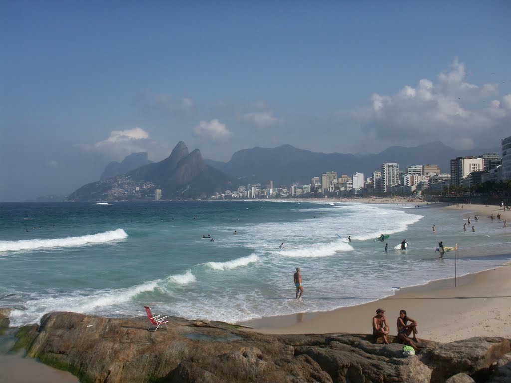 Ipanema Beach, Rio De Janeiro, Brazil by Rumyana Grudina